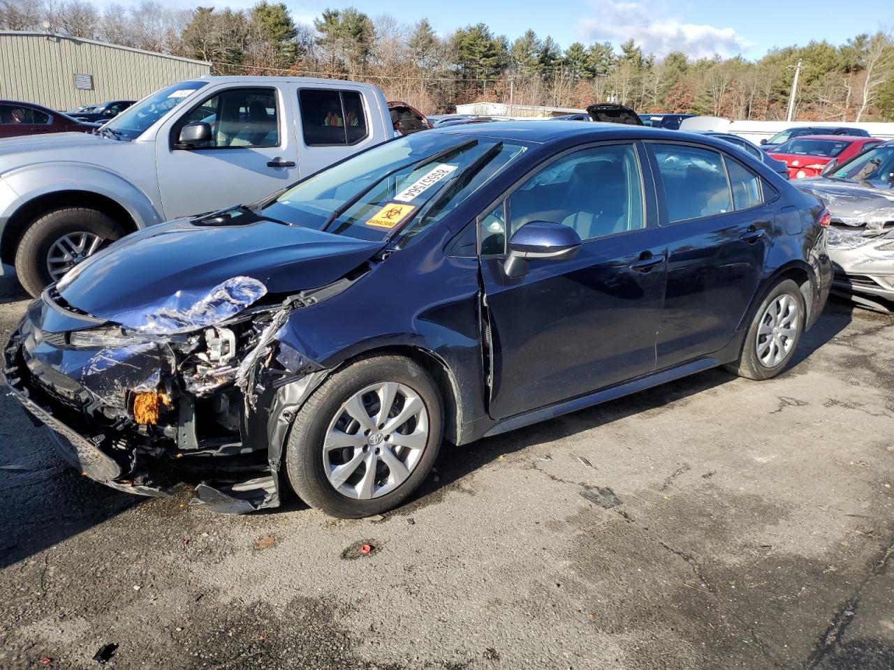 2022 TOYOTA COROLLA LE VIN:5YFEPMAE7NP383743