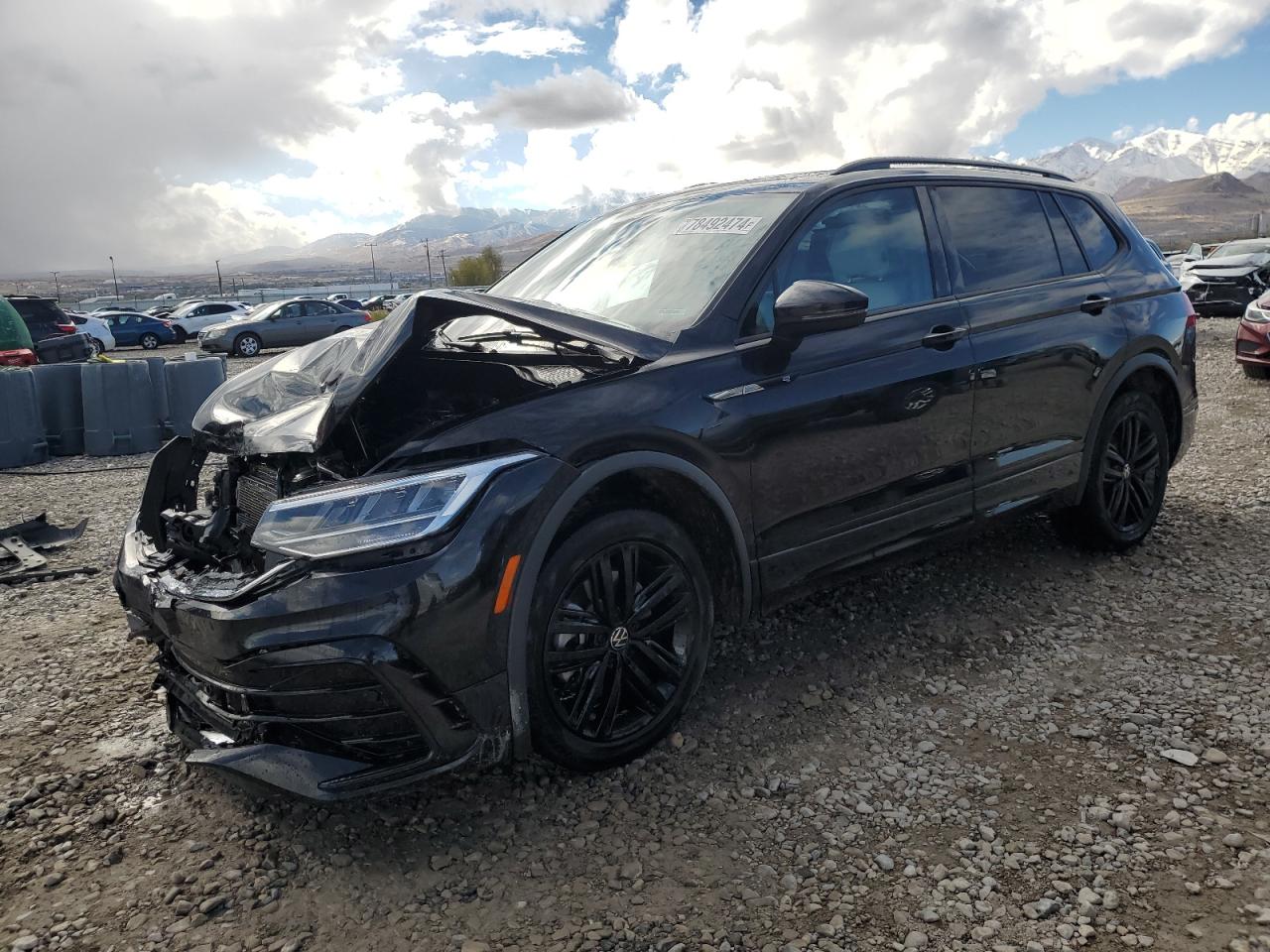 2022 VOLKSWAGEN TIGUAN SE R-LINE BLACK VIN:3VV8B7AX4NM145209