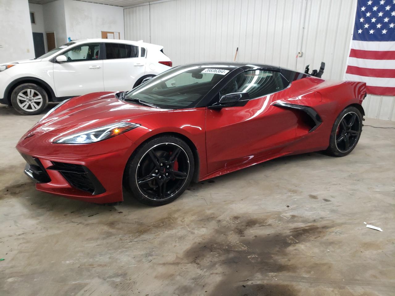 2022 CHEVROLET CORVETTE STINGRAY 3LT VIN:1G1YC3D40N5104077