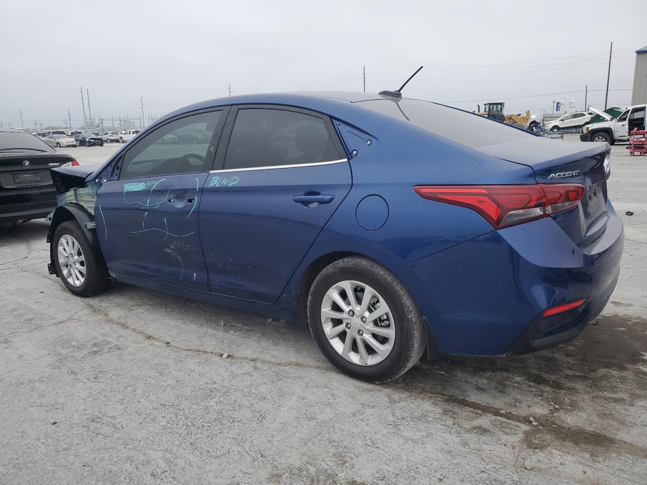2022 HYUNDAI ACCENT SE VIN:3KPC24A68NE166198