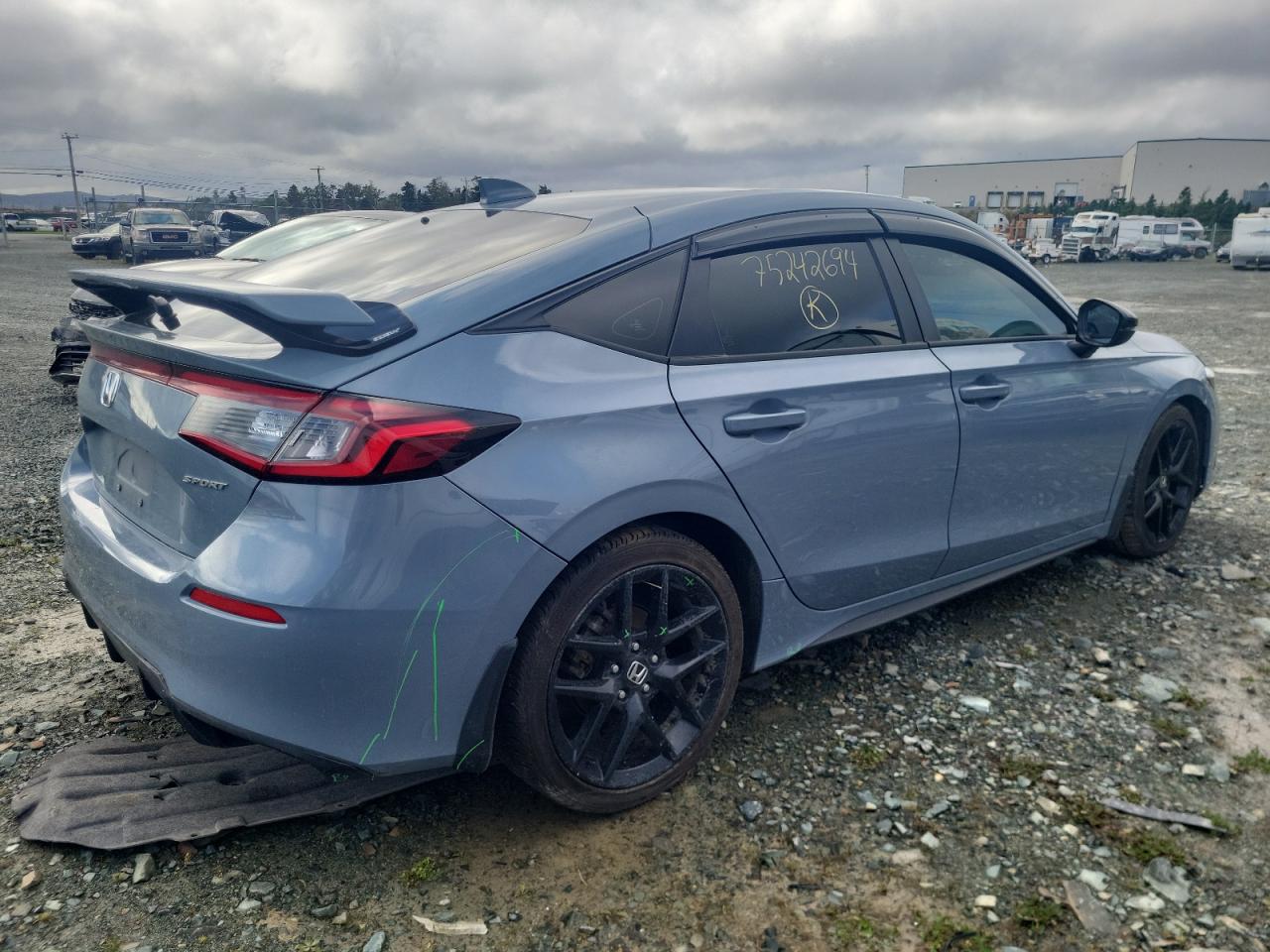 2022 HONDA CIVIC SPORT TOURING VIN:19XFL1G82NE403320