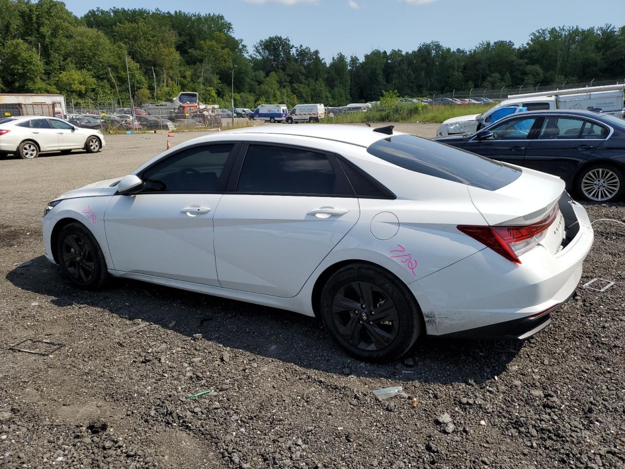 2023 HYUNDAI ELANTRA BLUE VIN:KMHLM4AJ9PU090750