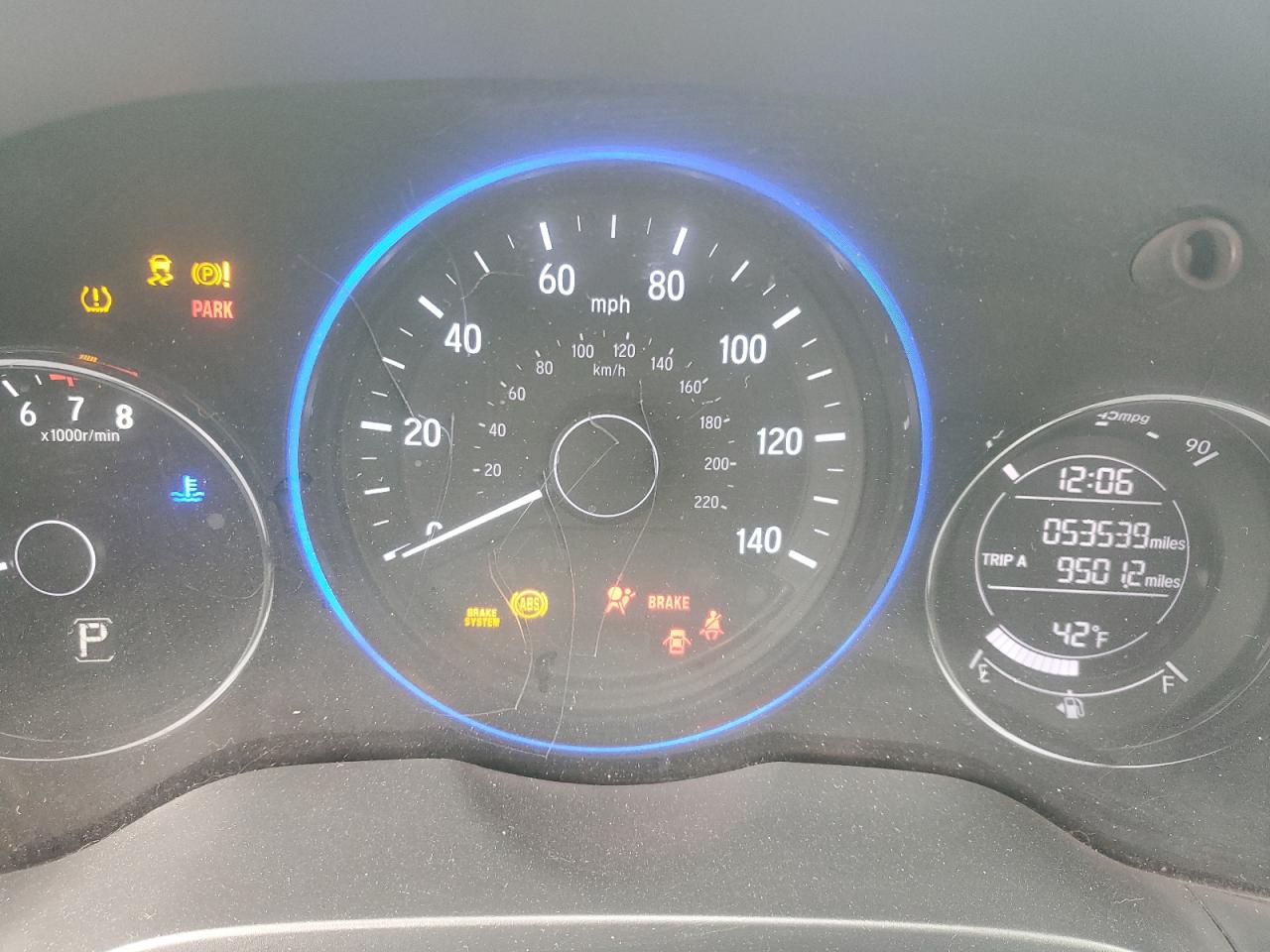 2022 HONDA HR-V LX VIN:3CZRU5H39NM720242
