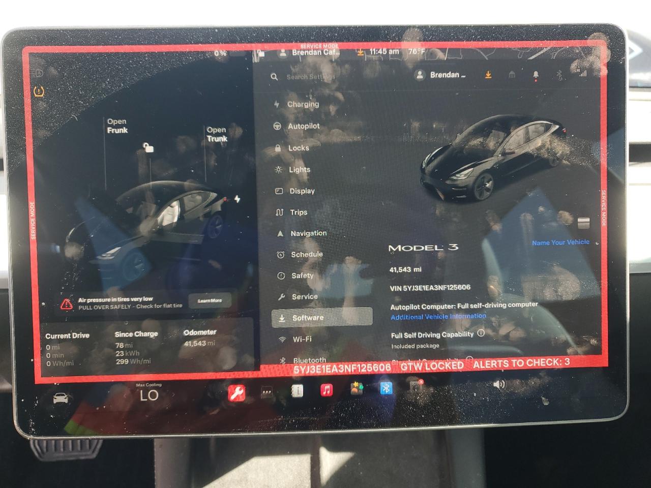 2022 TESLA MODEL 3  VIN:5YJ3E1EA3NF125606
