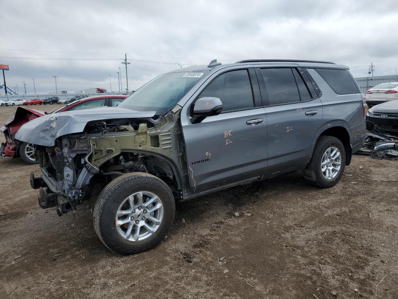 2022 CHEVROLET TAHOE K1500 RST VIN:1GNSKRKD4NR144829