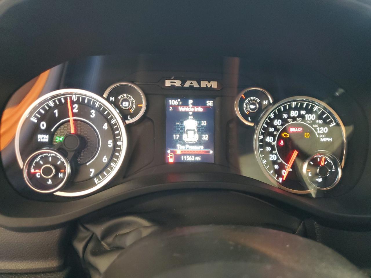 2024 RAM 1500 TRADESMAN VIN:1C6SRECG2RN152096