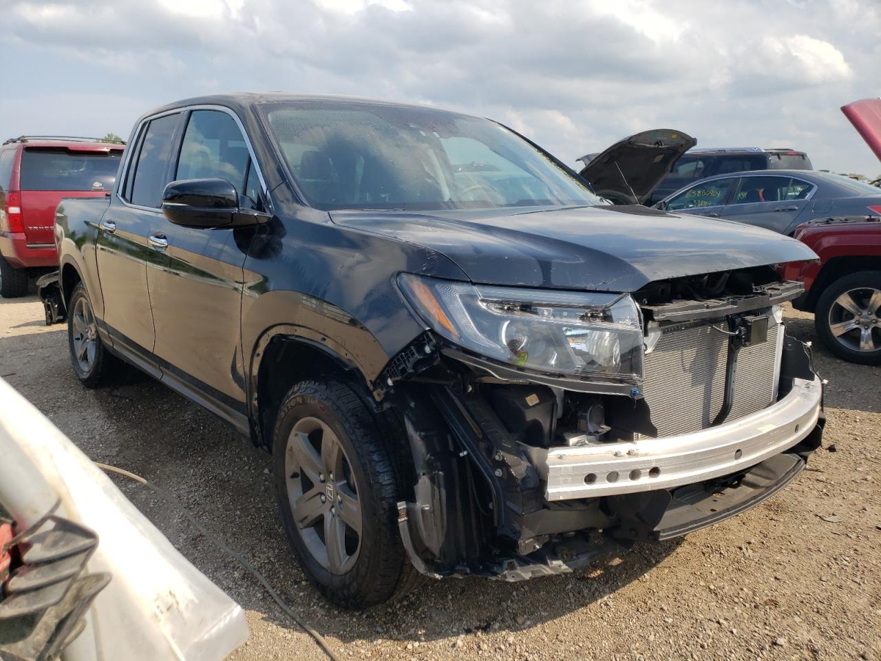 2023 HONDA RIDGELINE RTL-E VIN:5FPYK3F71PB039007