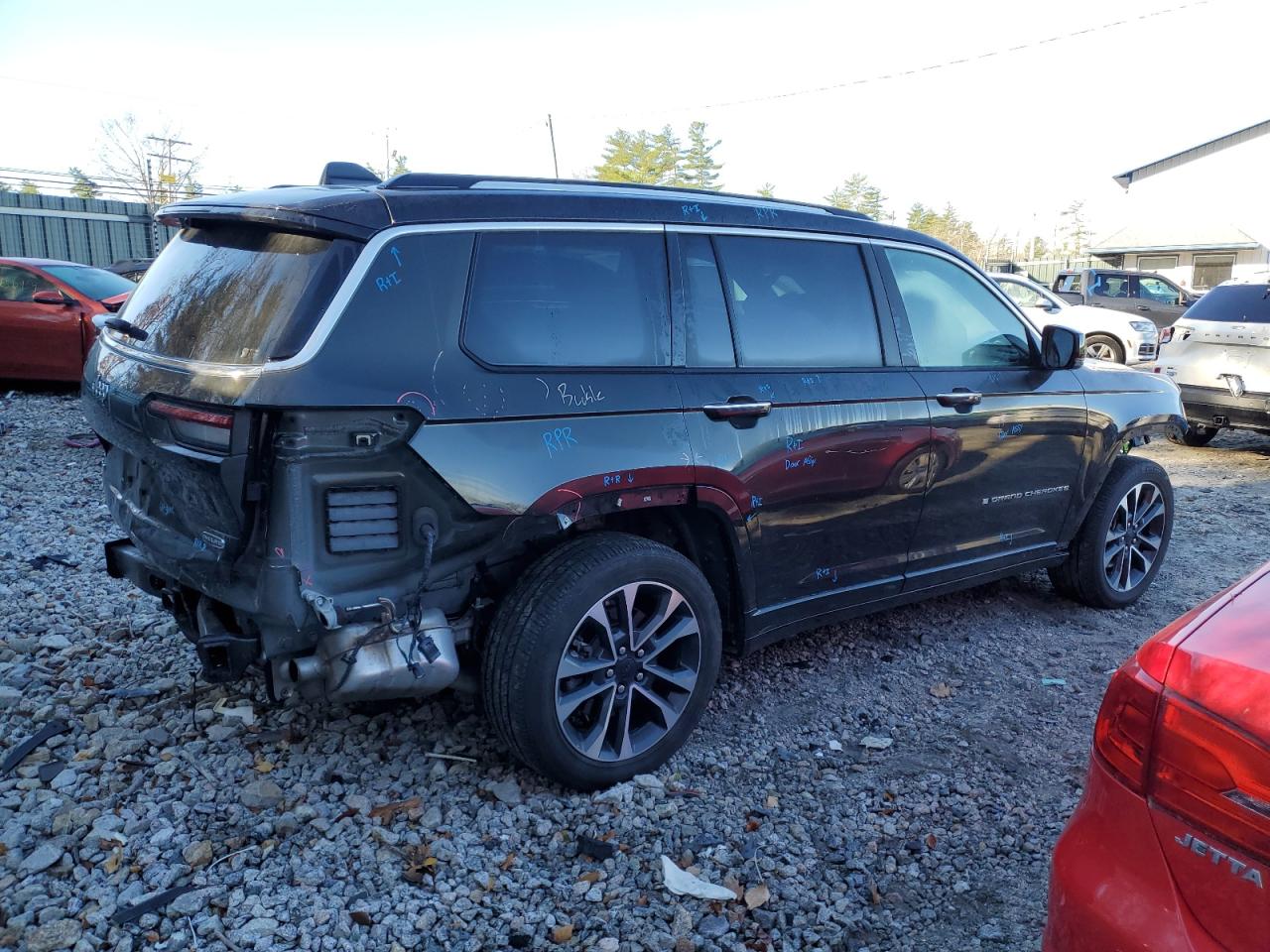 2022 JEEP GRAND CHEROKEE L OVERLAND VIN:1C4RJKDG6N8523975