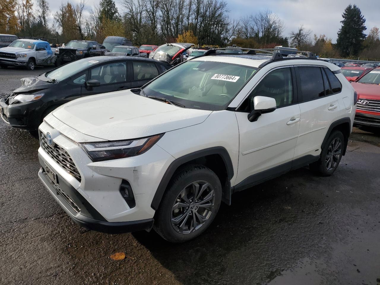 2022 TOYOTA RAV4 XLE PREMIUM VIN:JTMB6RFV9ND529574