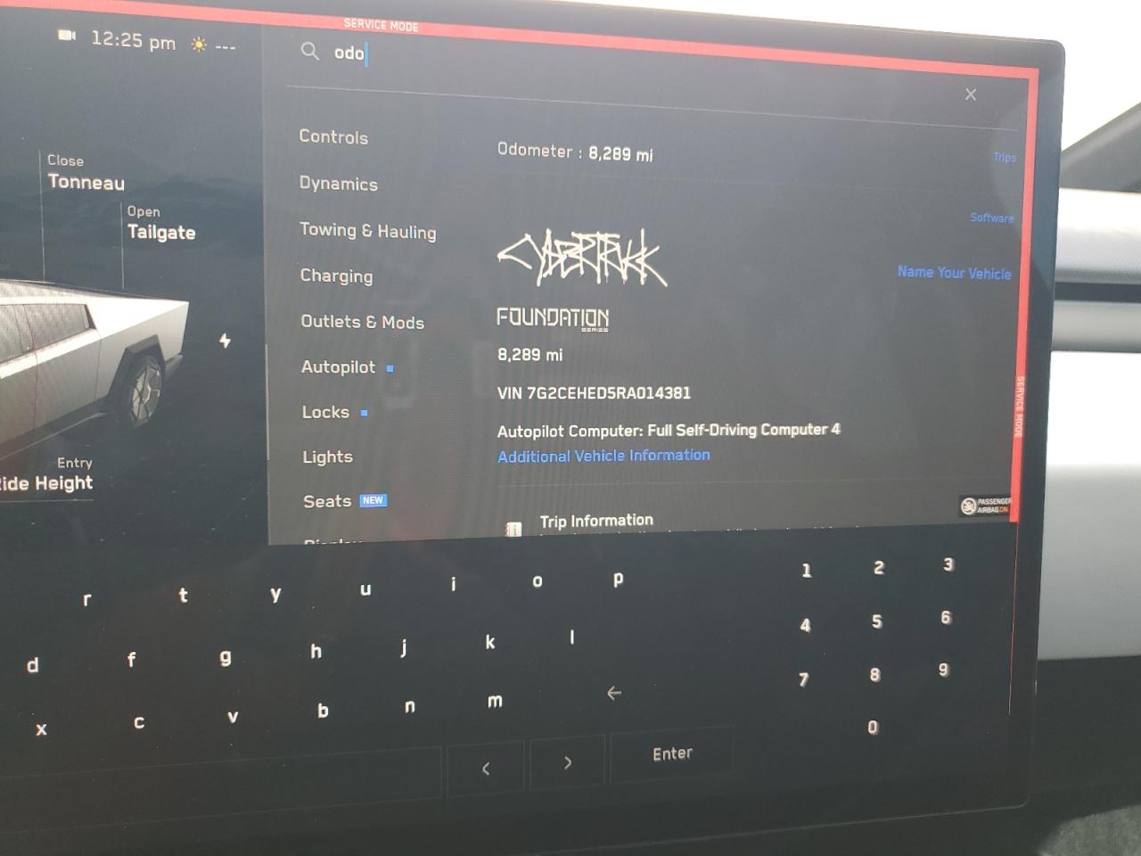 2024 TESLA CYBERTRUCK  VIN:7G2CEHED5RA014381