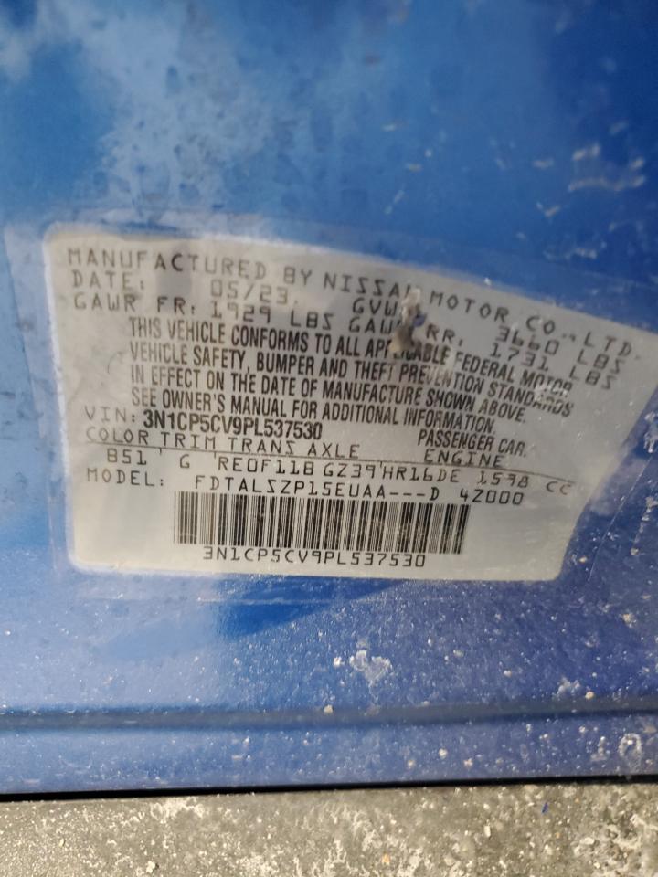 2023 NISSAN KICKS SV VIN:3N1CP5CV9PL537530