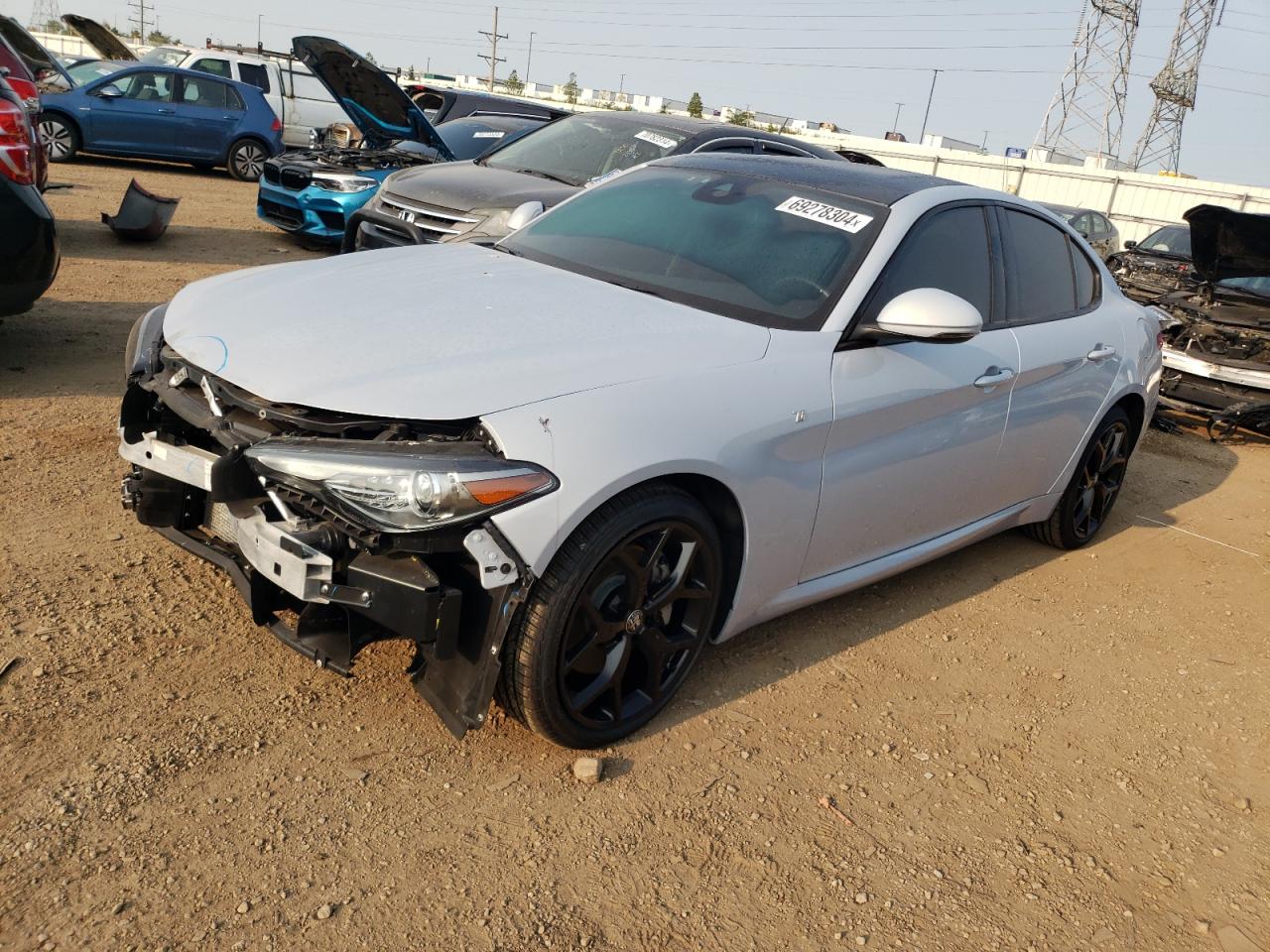 2022 ALFA ROMEO GIULIA SUPER VIN:ZARFANBN6N7659752