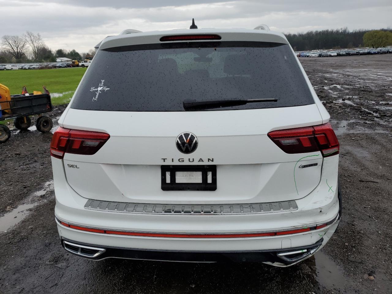 2022 VOLKSWAGEN TIGUAN SEL R-LINE VIN:3VV4B7AXXNM019371