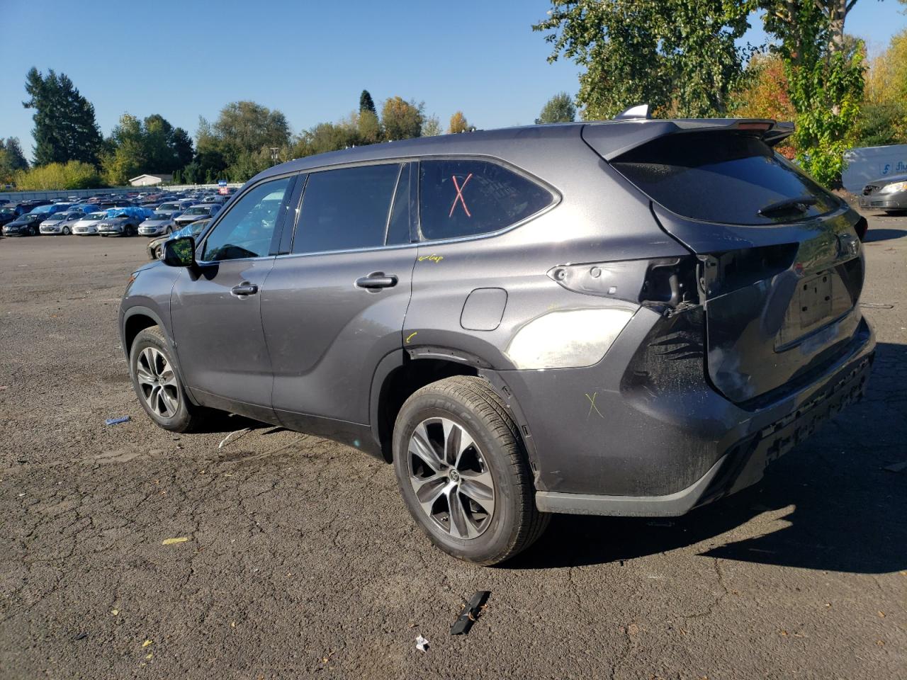 2022 TOYOTA HIGHLANDER XLE VIN:5TDHZRBH3NS571017