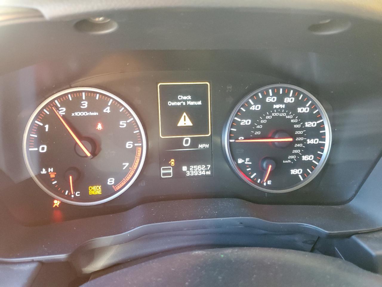 2022 SUBARU WRX LIMITED VIN:JF1VBAL65N9027161