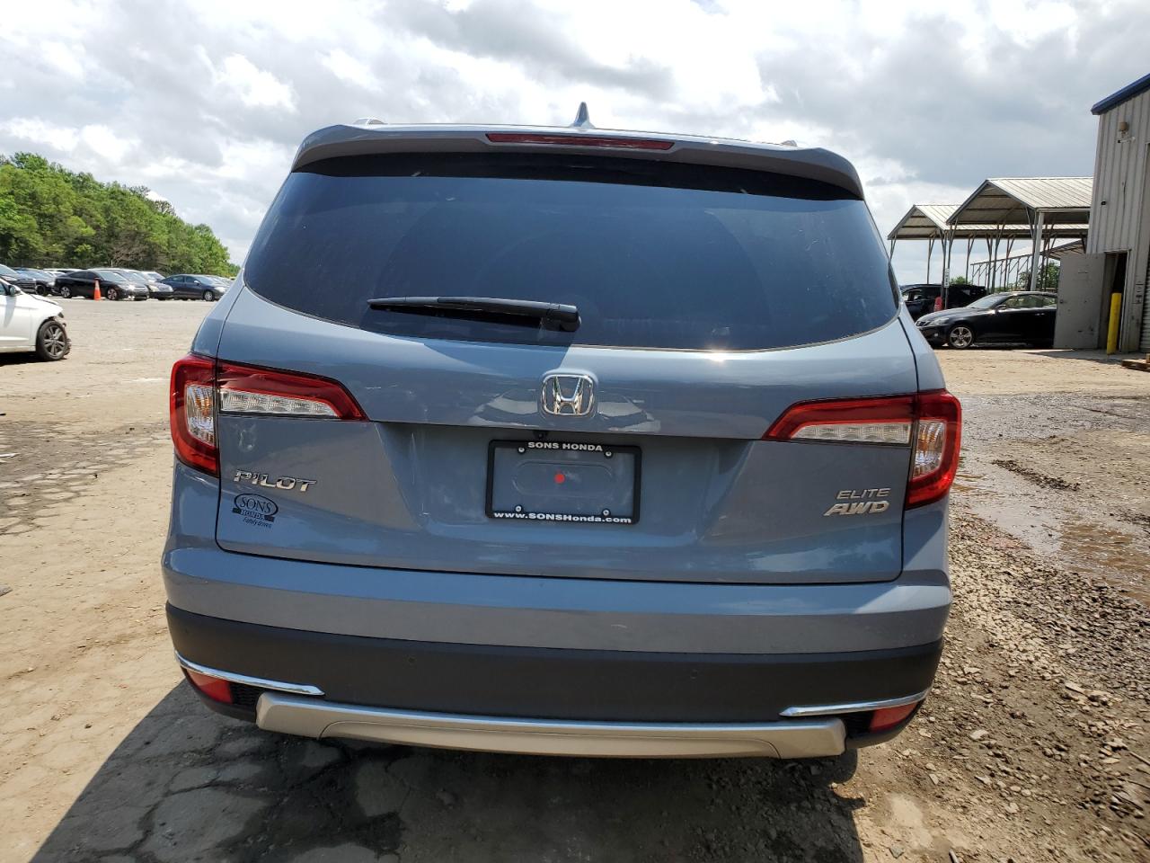 2022 HONDA PILOT ELITE VIN:5FNYF6H08NB081492