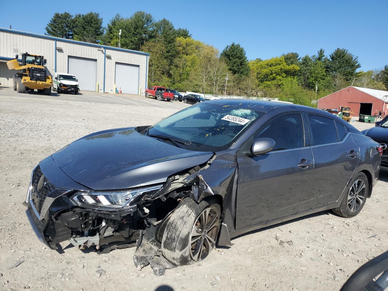 2022 NISSAN SENTRA SV VIN:3N1AB8CV0NY289563