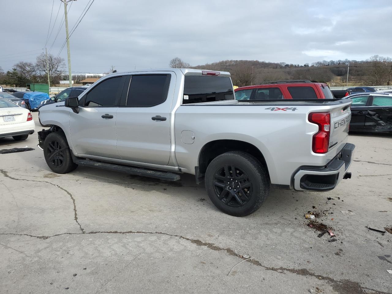 2022 CHEVROLET SILVERADO LTD K1500 CUSTOM VIN:3GCPYBEK3NG114607