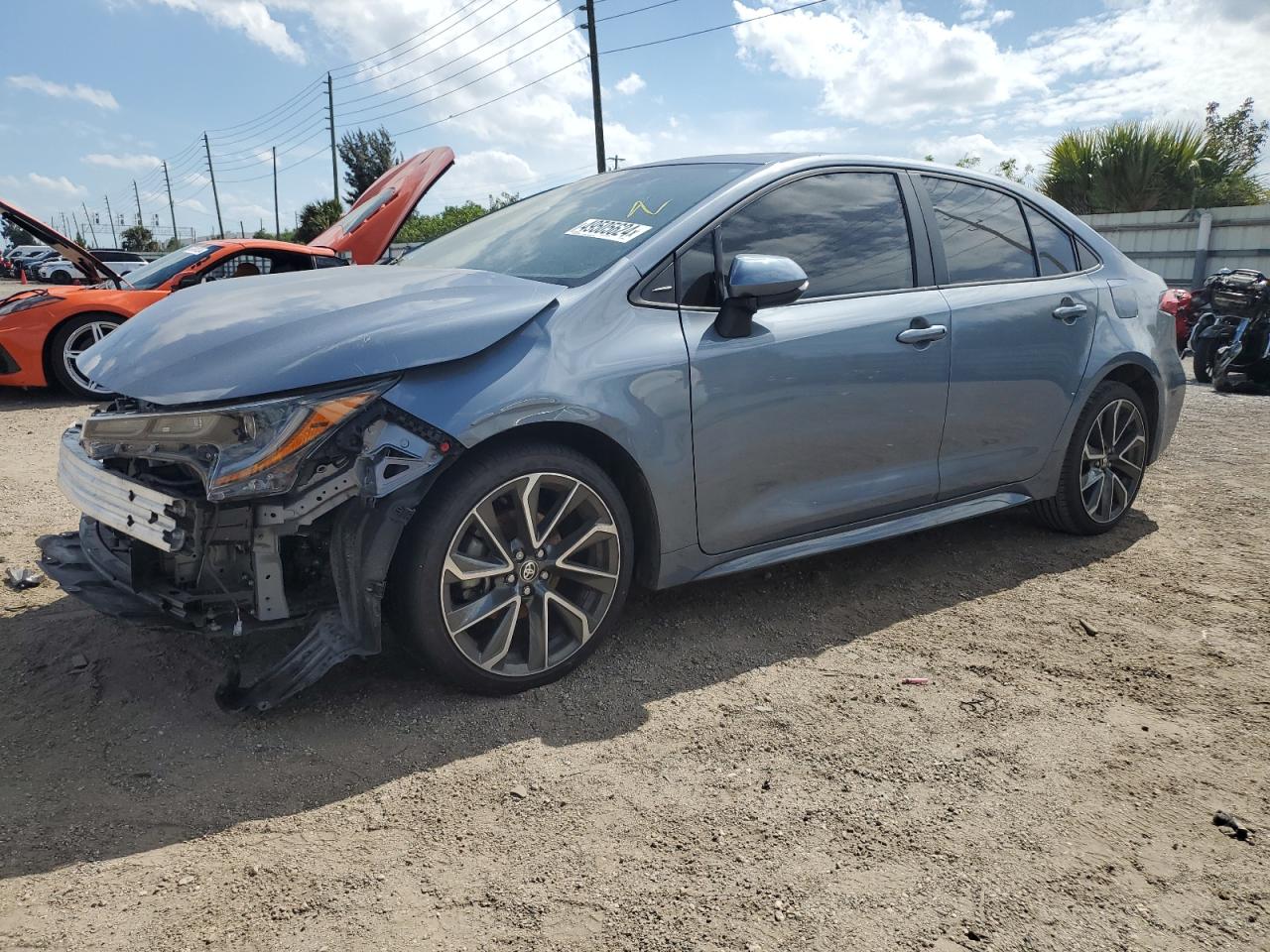 2022 TOYOTA COROLLA XSE VIN:5YFT4MCE7NP120620