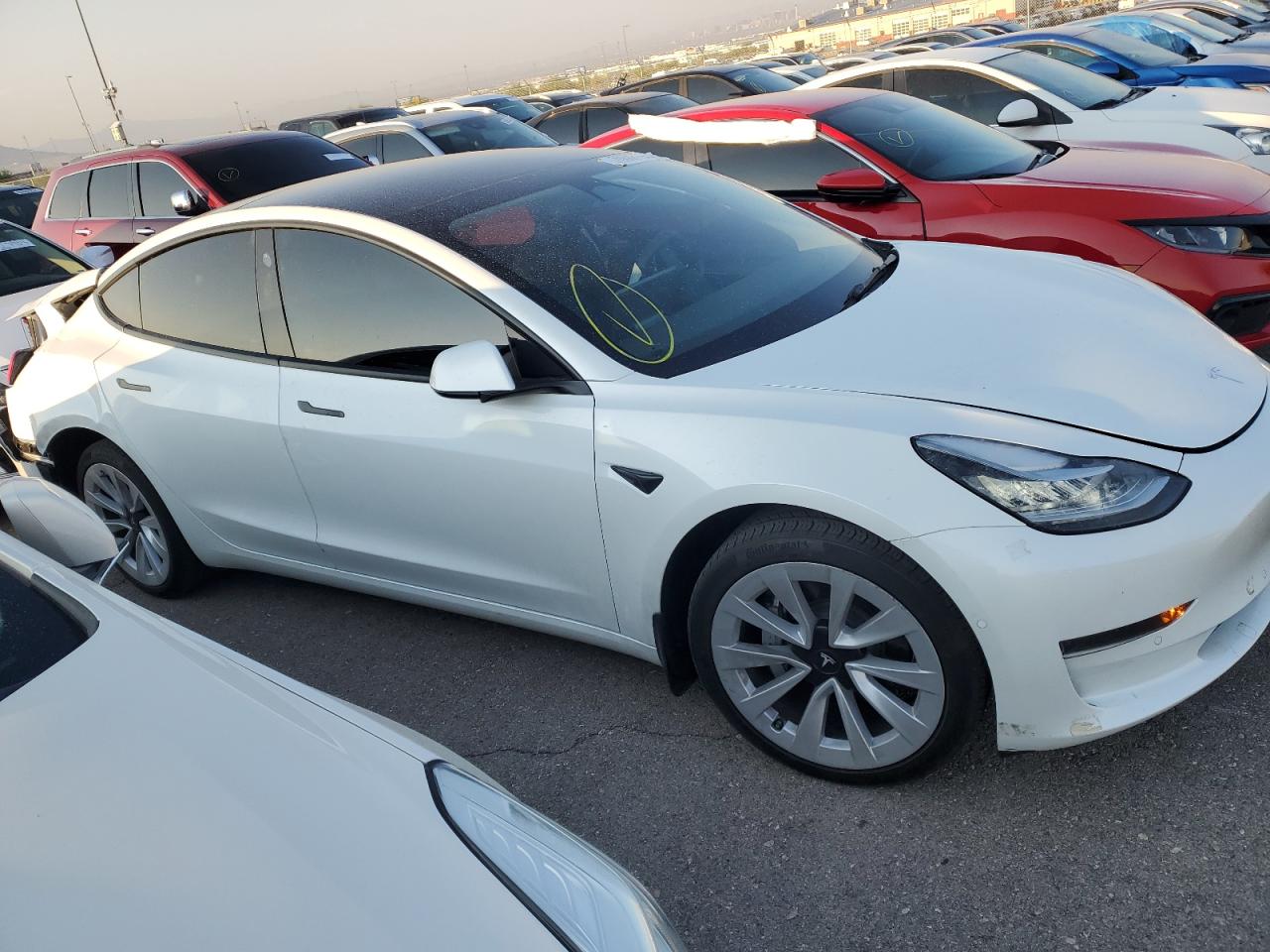 2022 TESLA MODEL 3  VIN:5YJ3E1EA6NF257744