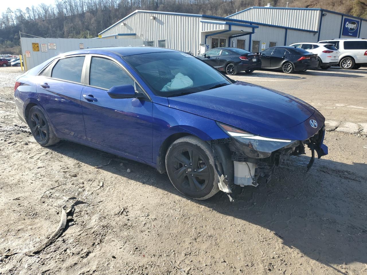 2023 HYUNDAI ELANTRA BLUE VIN:KMHLM4AJ5PU043215