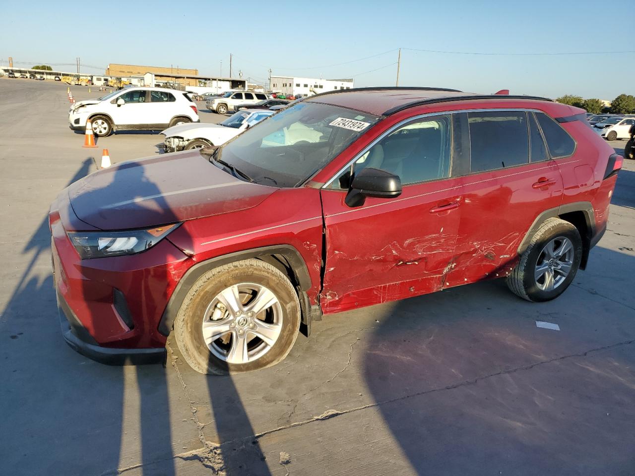 2022 TOYOTA RAV4 LE VIN:2T3LWRFV0NW143777