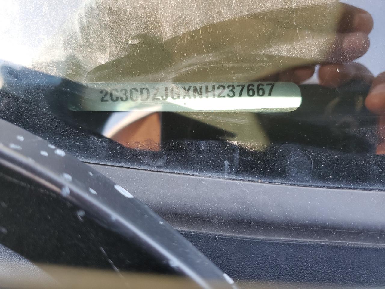 2022 DODGE CHALLENGER GT VIN:2C3CDZJGXNH237667