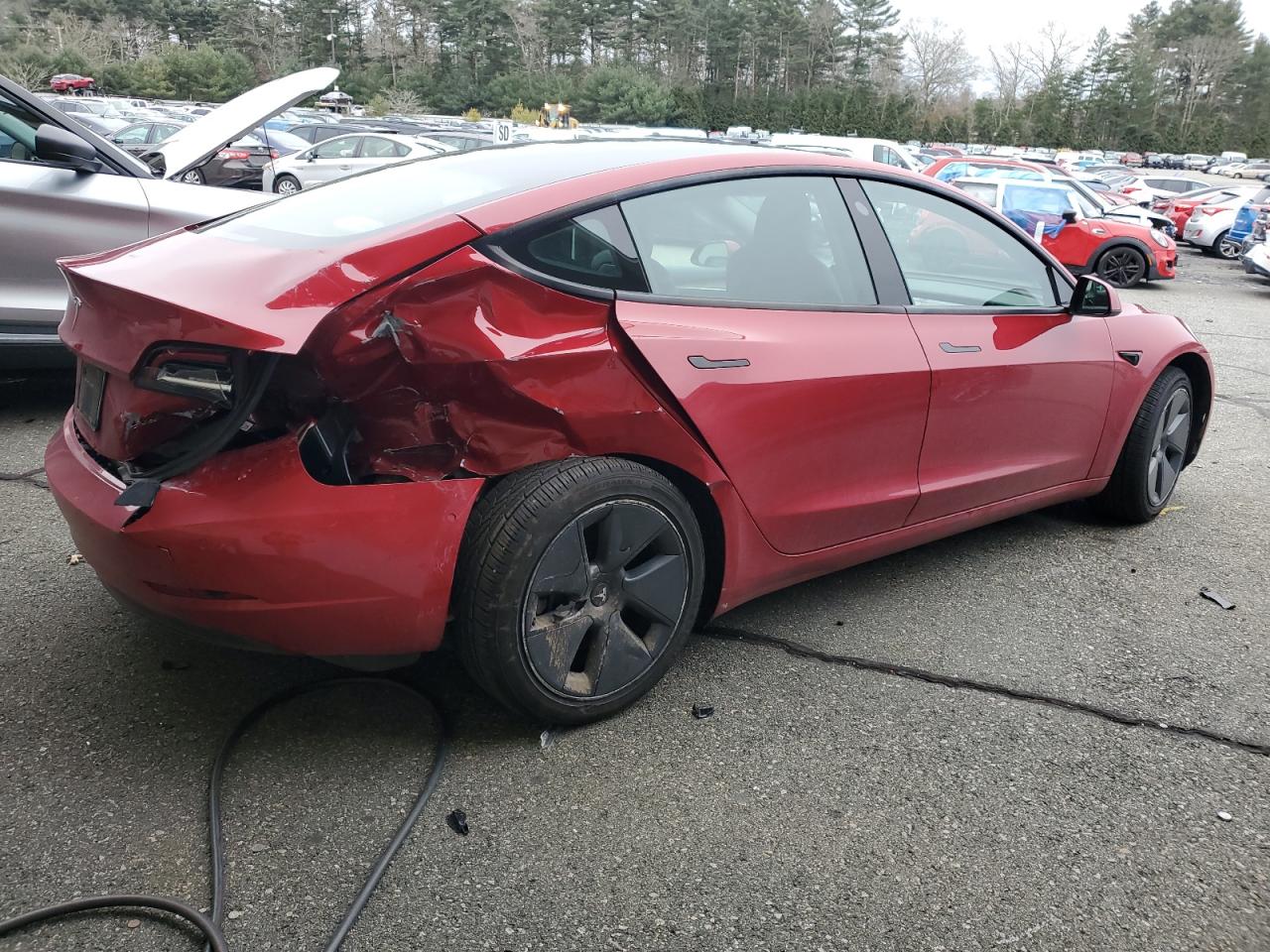 2022 TESLA MODEL 3  VIN:KMHCM36C88U059897