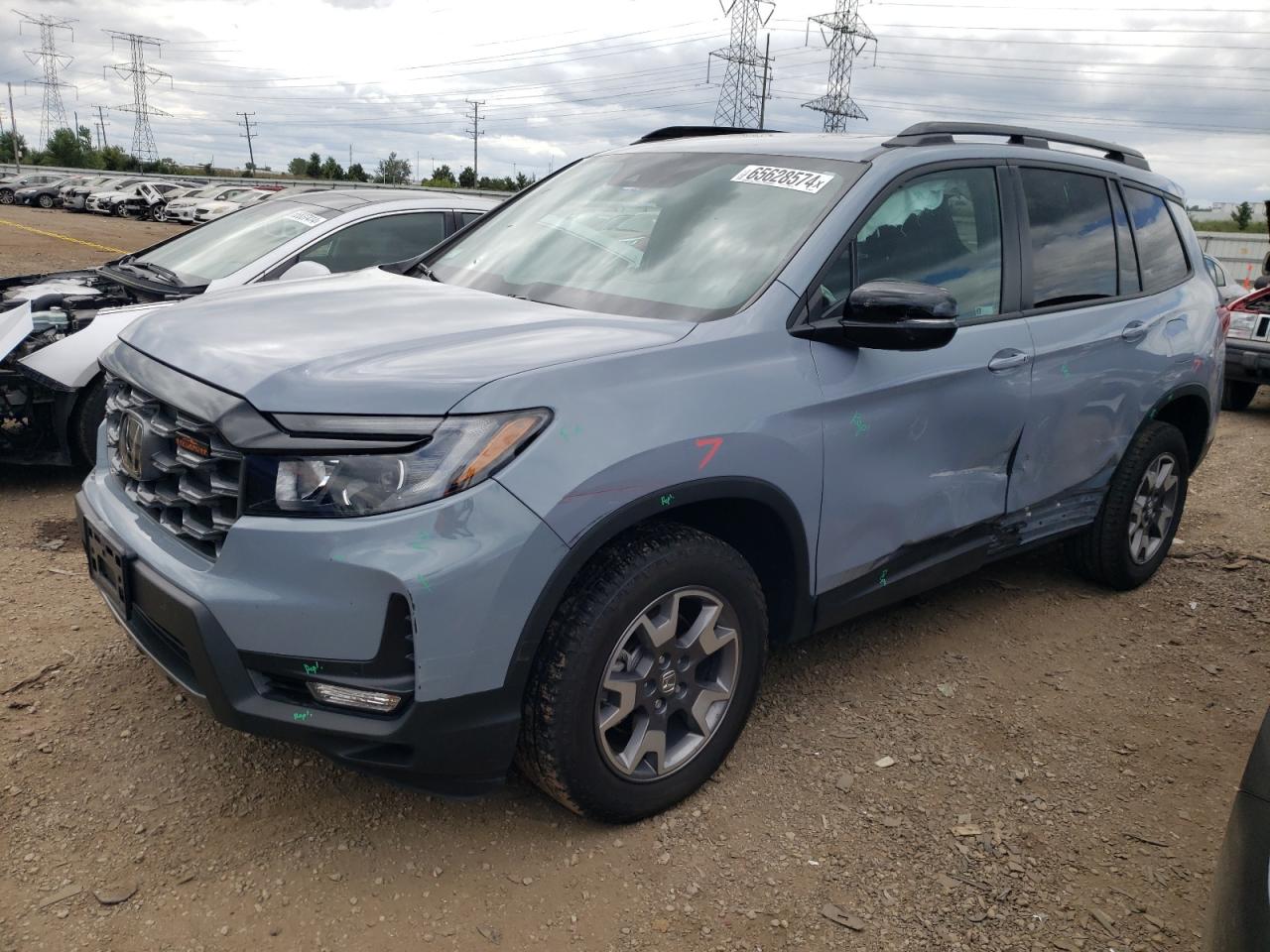 2022 HONDA PASSPORT TRAIL SPORT VIN:5FNYF8H65NB006135