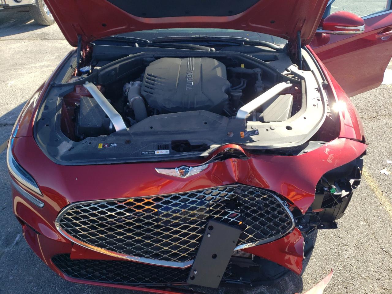 2022 GENESIS G70 BASE VIN:KMTG54TE1NU093868