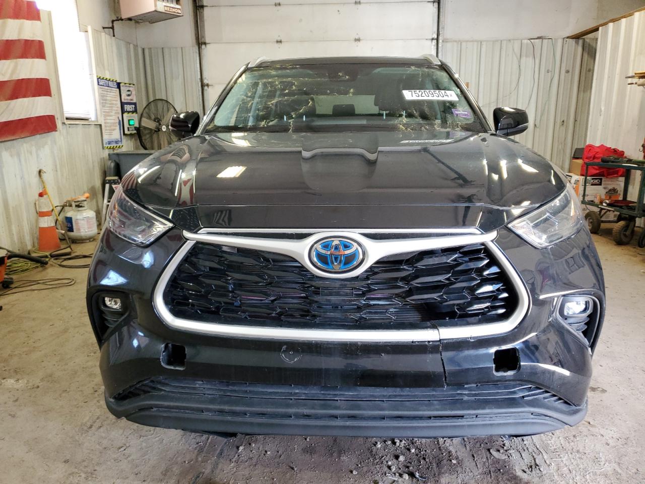 2022 TOYOTA HIGHLANDER HYBRID XLE VIN:5TDGBRCH2NS555177