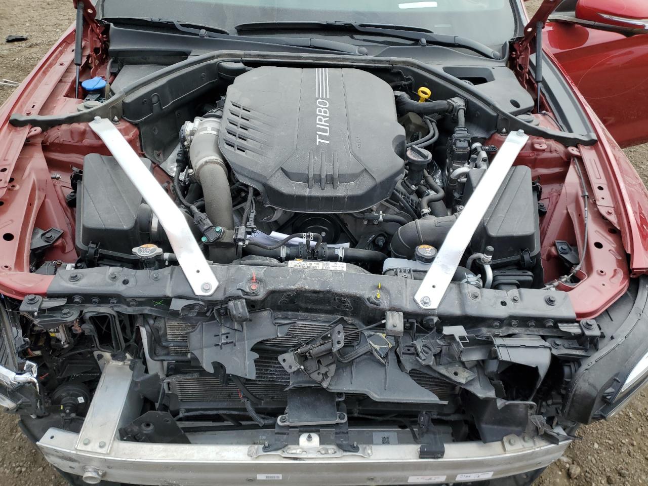 2022 GENESIS G70 BASE VIN:KMTG54TE4NU088387