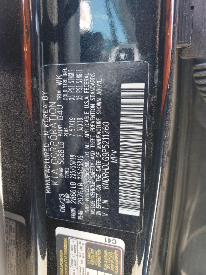 2023 KIA SORENTO EX VIN:KNDRHDLG9P5211260