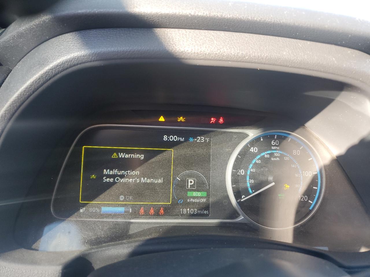2023 NISSAN LEAF SV PLUS VIN:1GNKRHKD4EJ156080