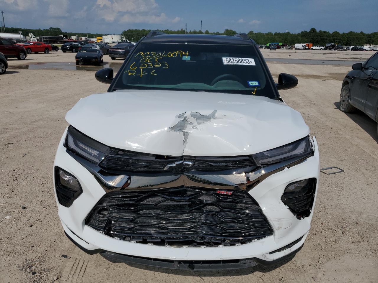 2022 CHEVROLET TRAILBLAZER RS VIN:KL79MTSL7NB128667