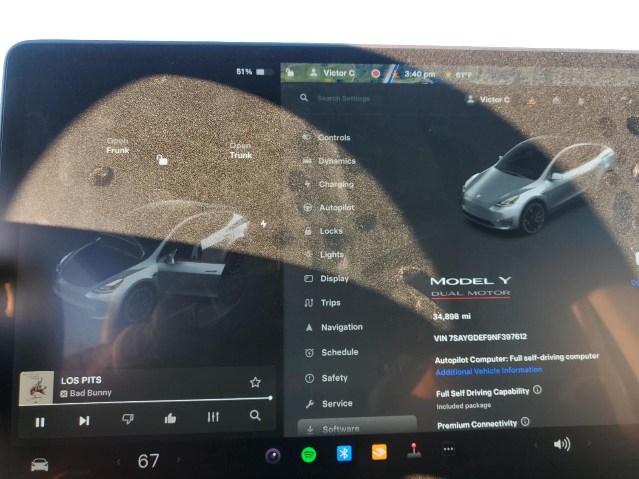2022 TESLA MODEL Y  VIN:7SAYGDEF9NF397612