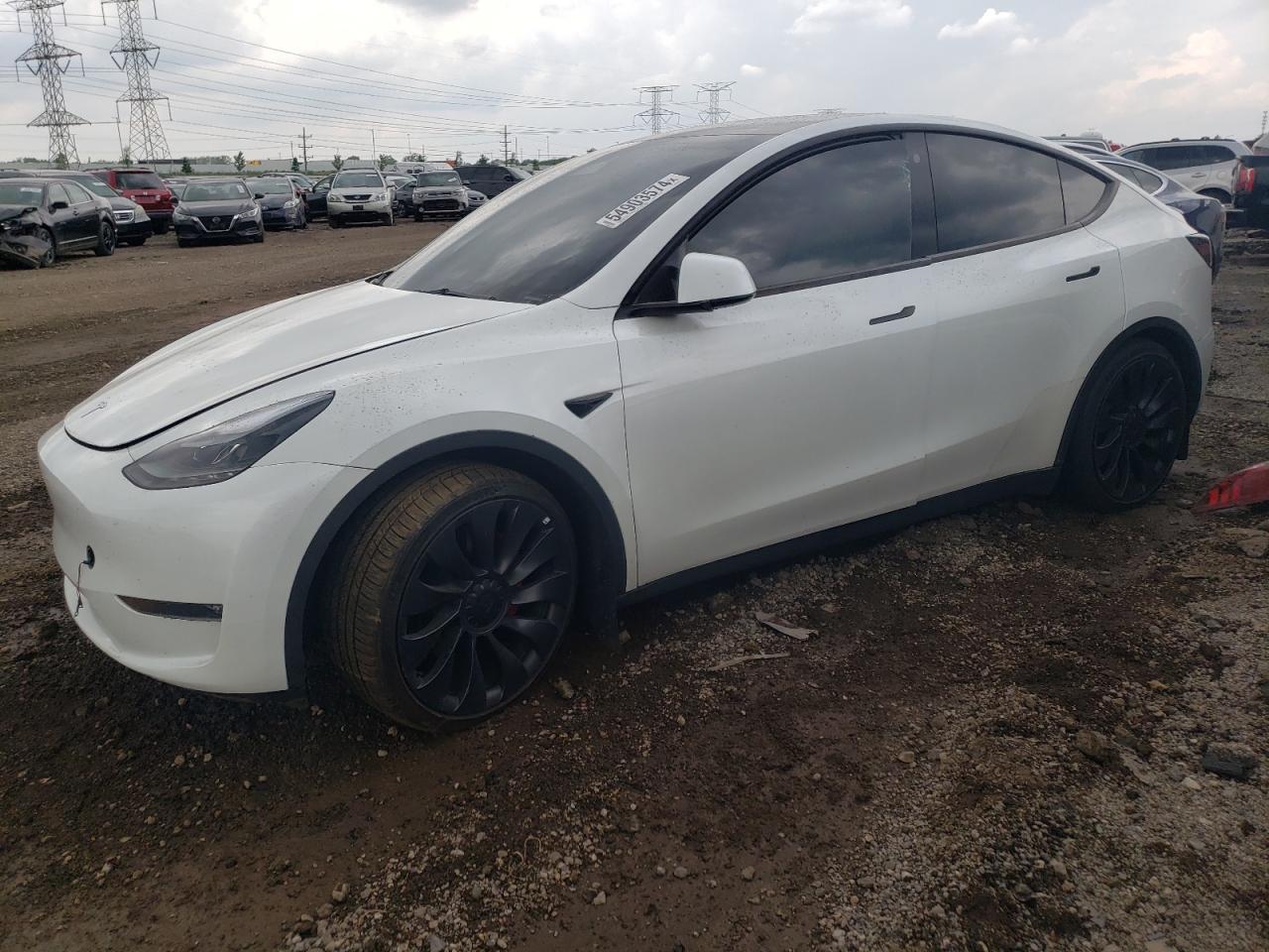 2023 TESLA MODEL Y  VIN:7SAYGDEF9PF702335