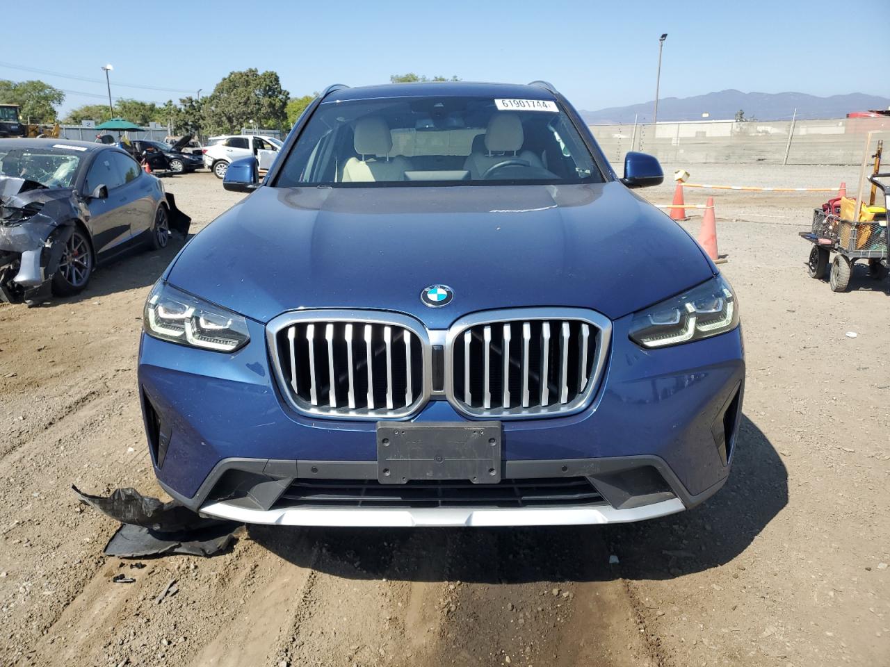 2022 BMW X3 SDRIVE30I VIN:5UX43DP09N9J86693