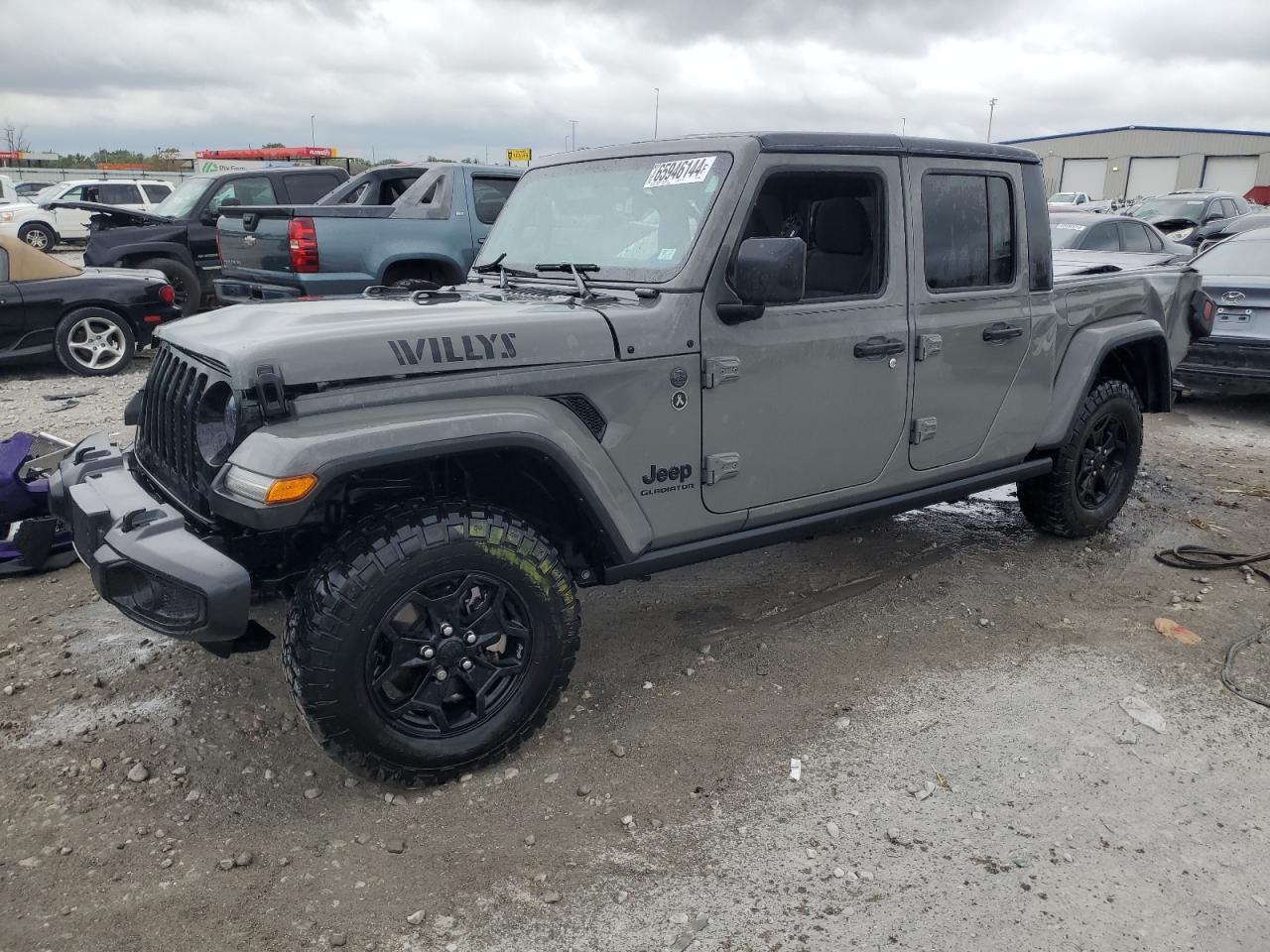 2022 JEEP GLADIATOR SPORT VIN:1C6HJTAG8NL174649