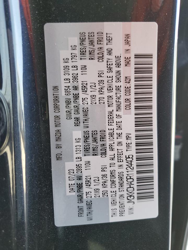 2024 MAZDA CX-90 PREMIUM VIN:JM3KKDHA0R1124405