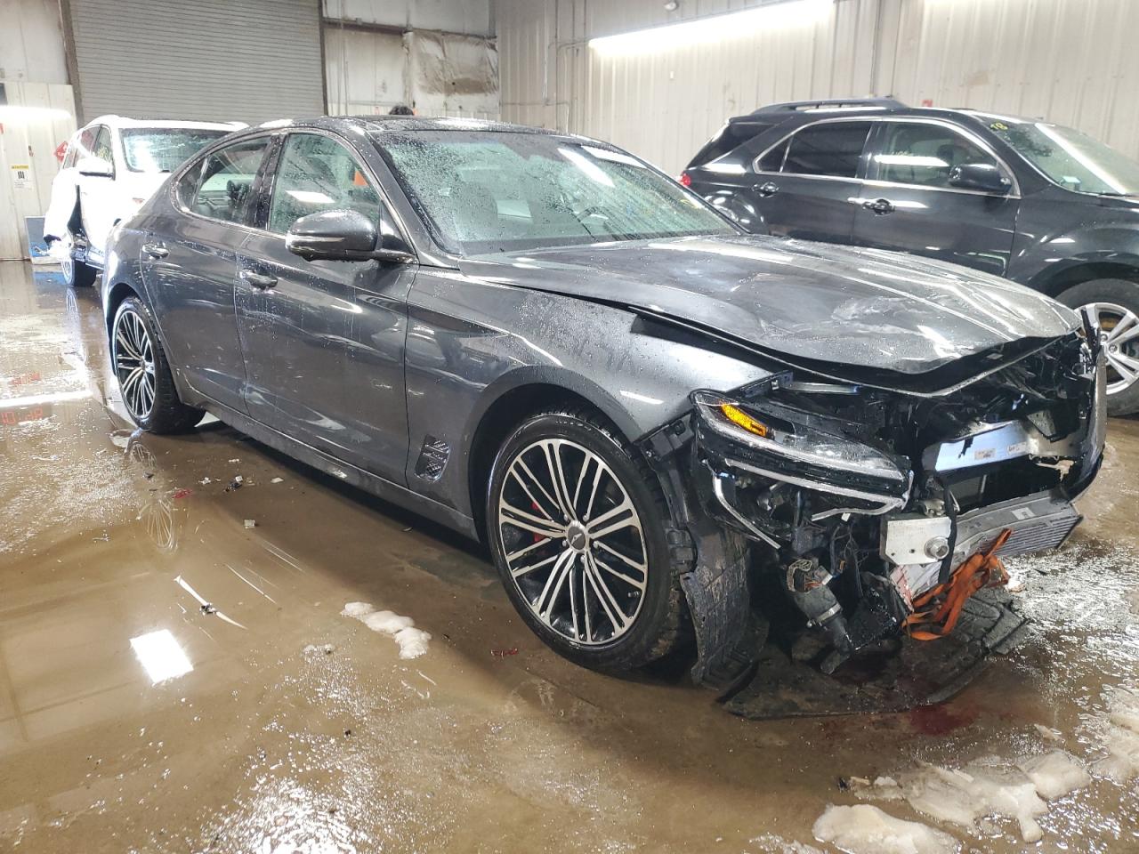 2022 GENESIS G70 BASE VIN:KMTG54TE7NU084124