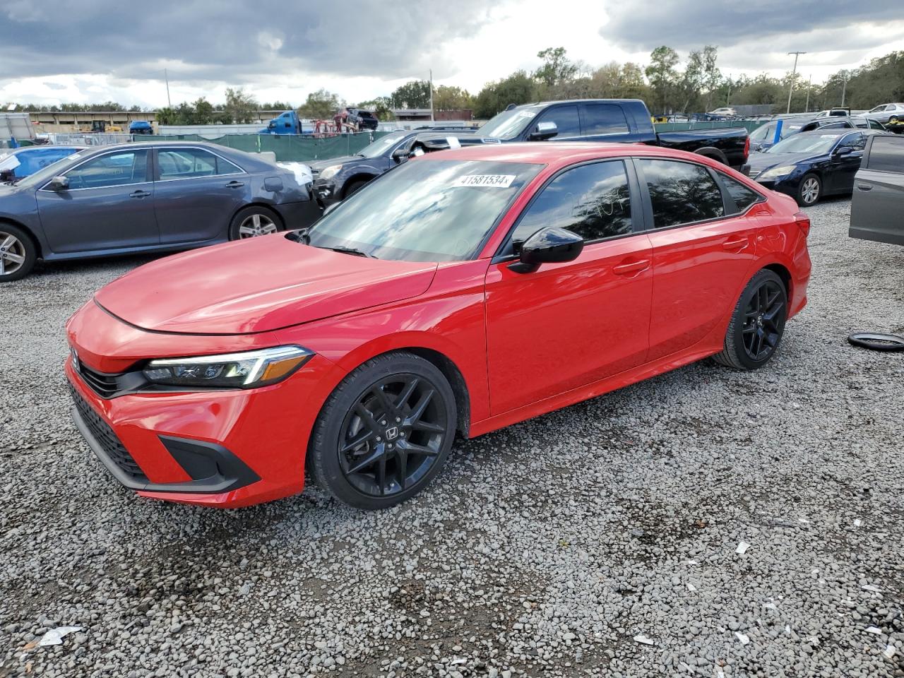 2022 HONDA CIVIC SPORT VIN:2HGFE2F53NH541512