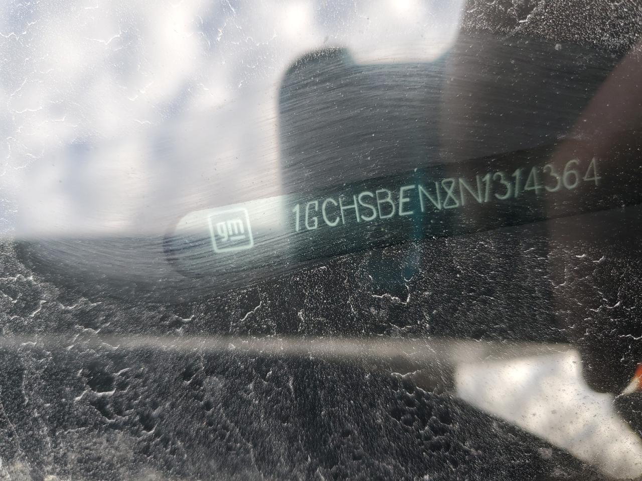 2022 CHEVROLET COLORADO  VIN:1GCHSBEN8N1314364