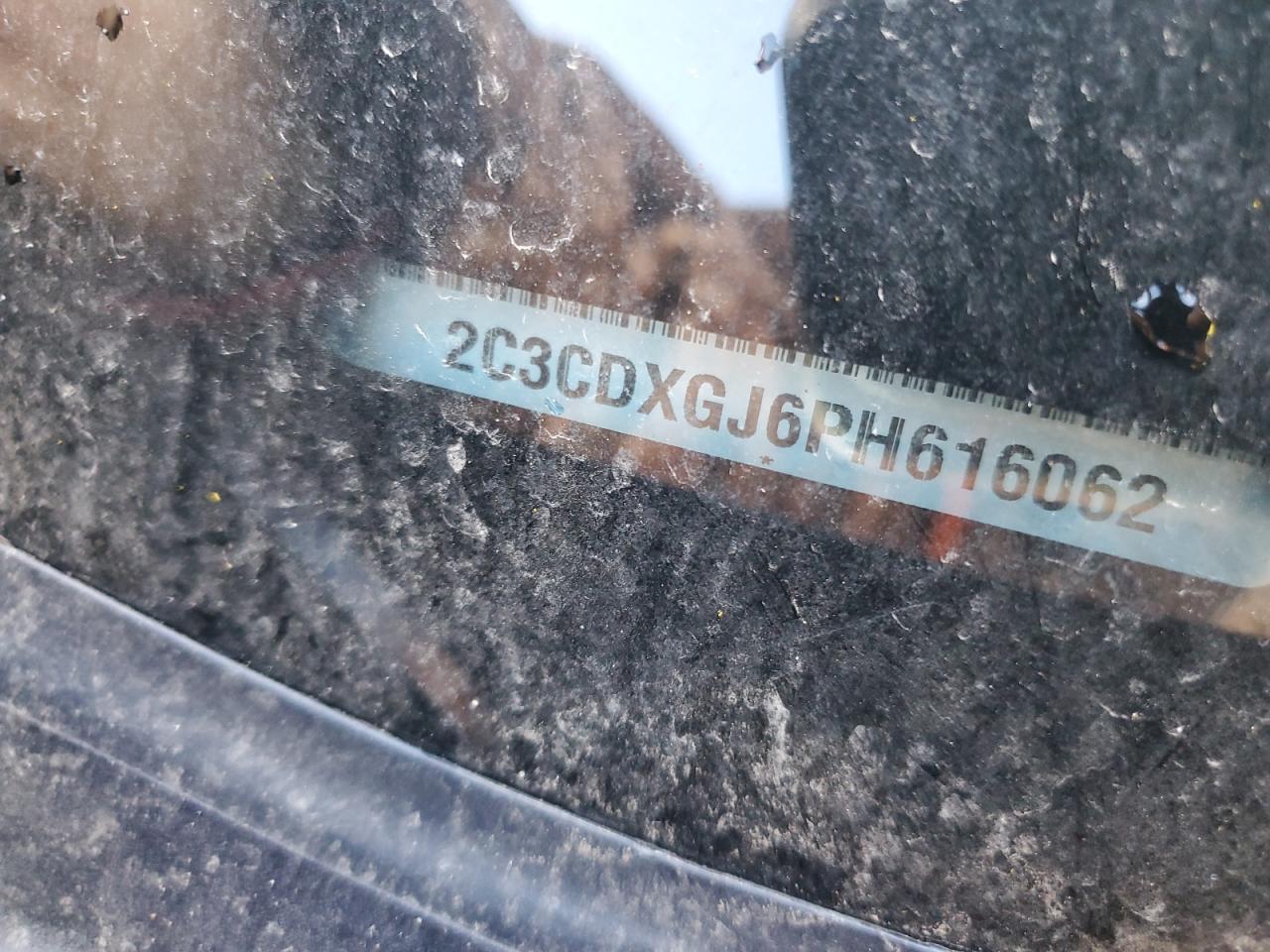 2023 DODGE CHARGER SCAT PACK VIN:2C3CDXGJ6PH616062