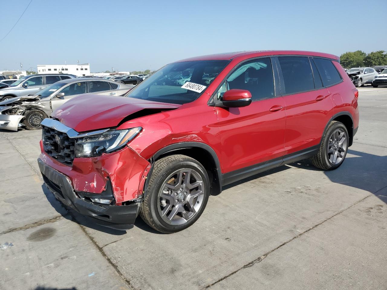 2022 HONDA PASSPORT EXL VIN:5FNYF7H5XNB003071