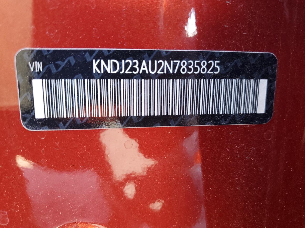2022 KIA SOUL LX VIN:KNDJ23AU2N7835825