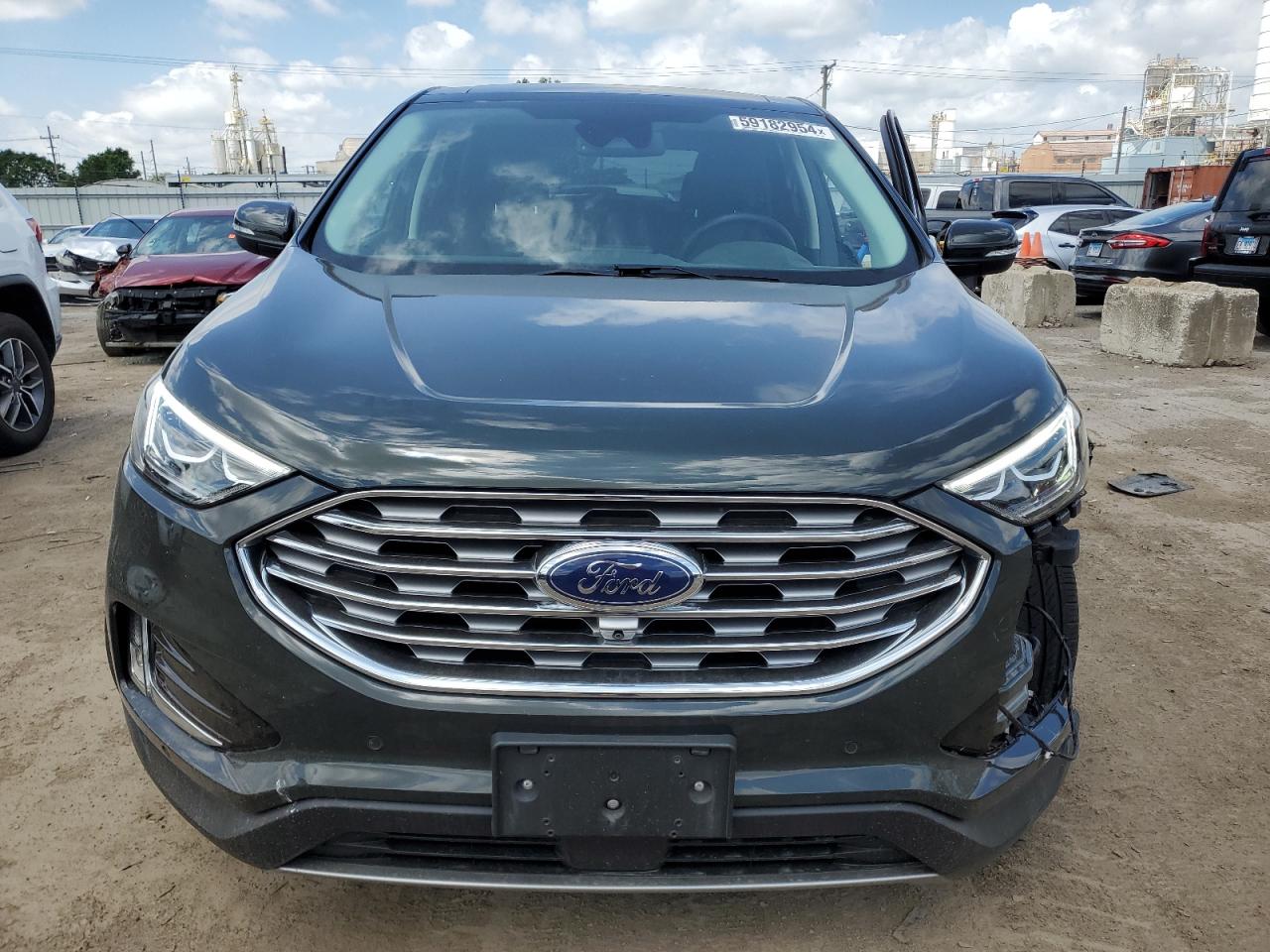 2022 FORD EDGE TITANIUM VIN:2FMPK4K93NBA07358