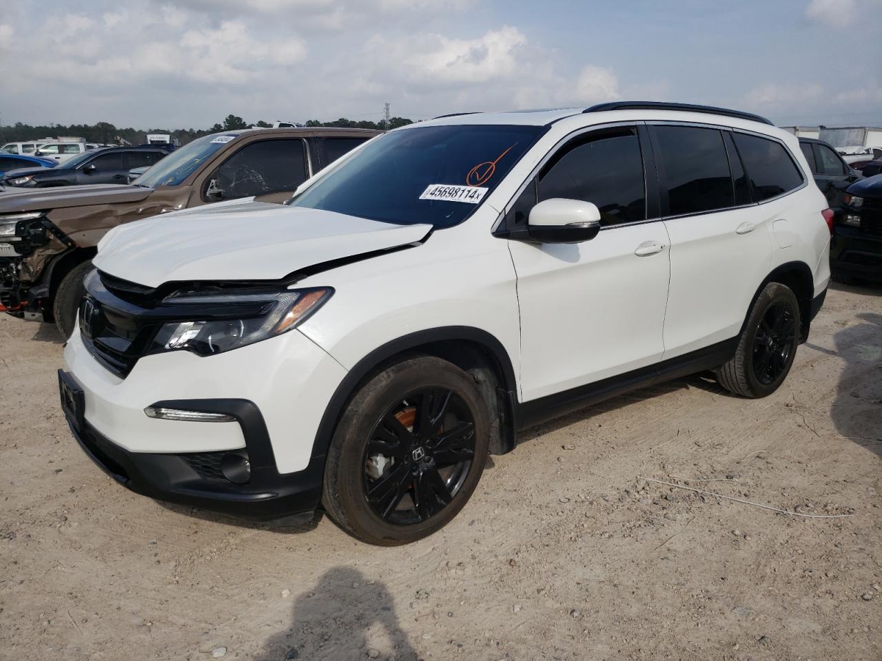 2022 HONDA PILOT SE VIN:5FNYF5H23NB001642