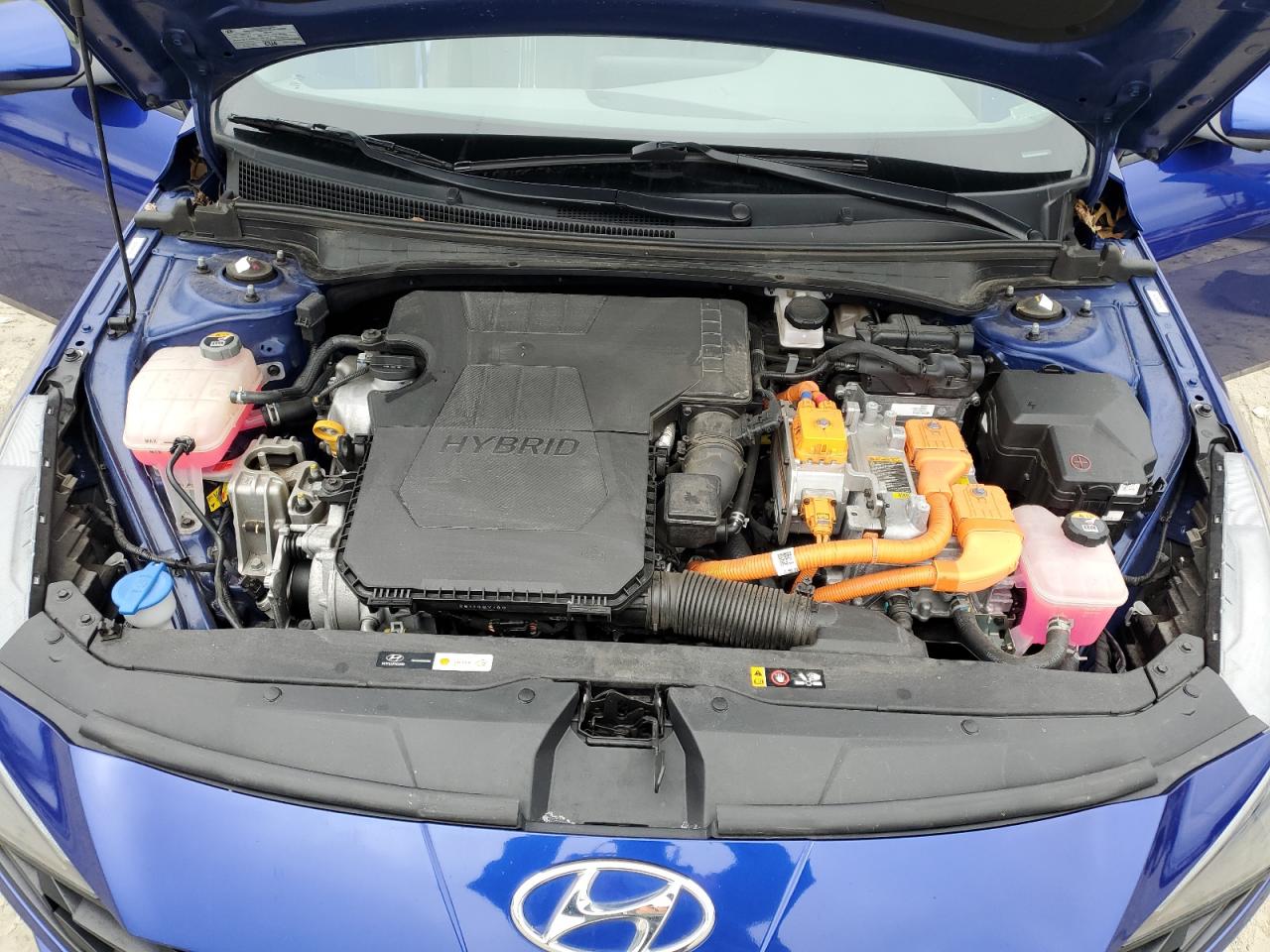 2022 HYUNDAI ELANTRA BLUE VIN:KMHLM4AJ6NU027361