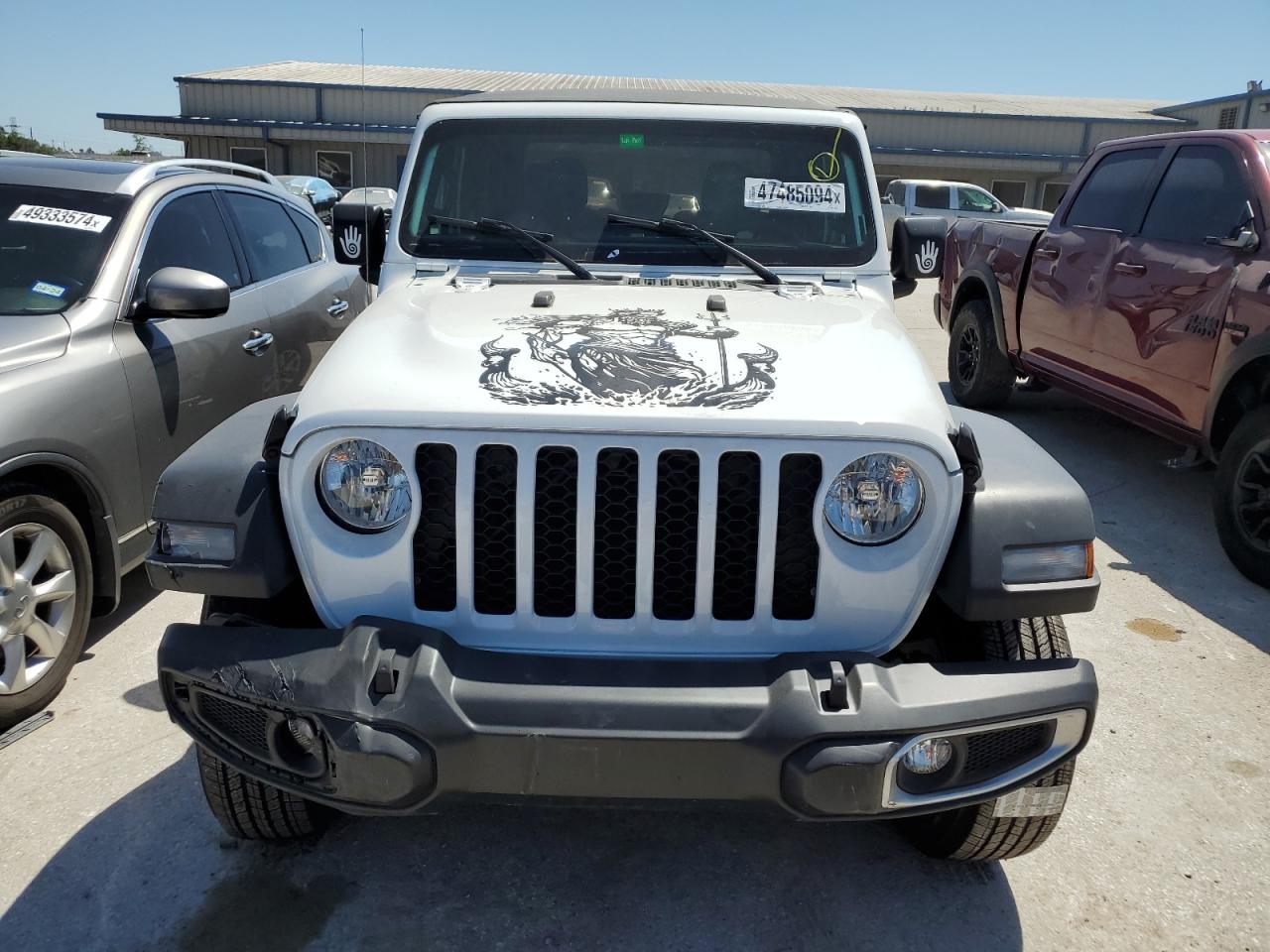 2023 JEEP GLADIATOR SPORT VIN:1C6HJTAG1PL552202